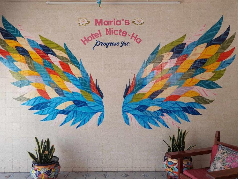 Hotel Maria'S Nicte Ha Прогресо Екстериор снимка